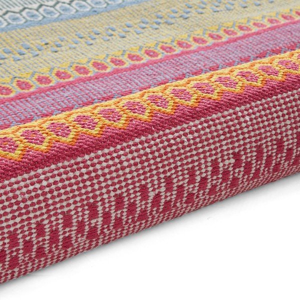 Covor țesut manual din bumbac 160x230 cm Cascade Bright Multi – Think Rugs-image-4