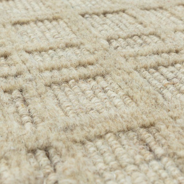 Covor crem țesut manual din amestesc de lână 160x230 cm Thatch Sand – Asiatic Carpets-image-3