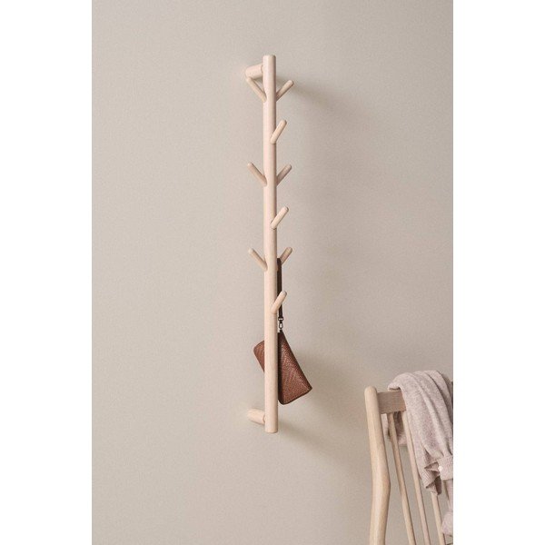 Cuier de perete în culoare naturală deschisă din lemn de pin 21 cm Eddison – Jotex-image-1
