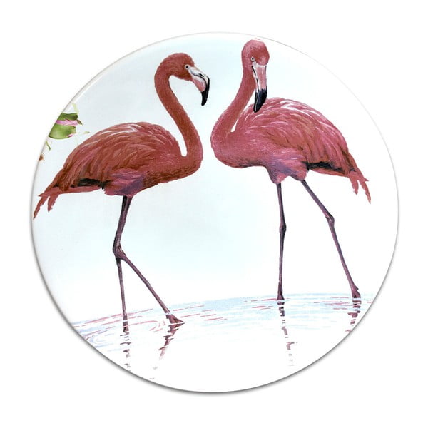Farfurie din ceramică Flamingo, ⌀ 25 cm