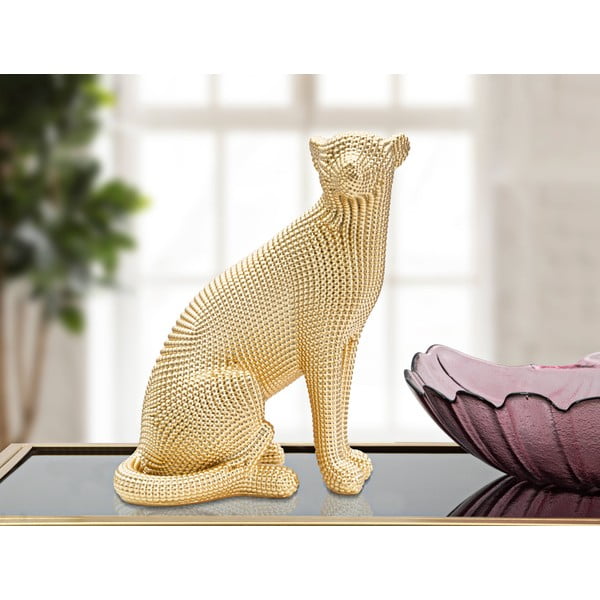Statuetă în decor auriu Mauro Ferretti Leopard-image-1