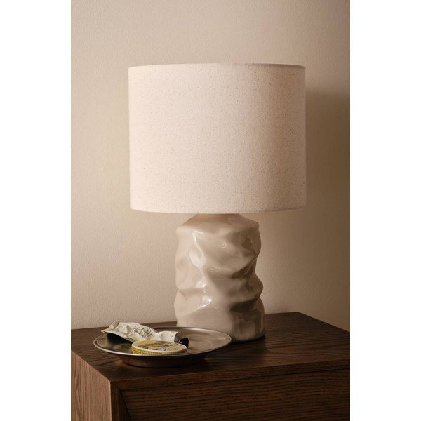 Veioză gri din ceramică (înălțime 40 cm) Milera – Jotex-image-2
