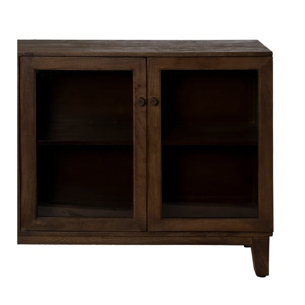 Vitrină maro din lemn de mango 180x87x35 cm Ravi – Ixia-image-4