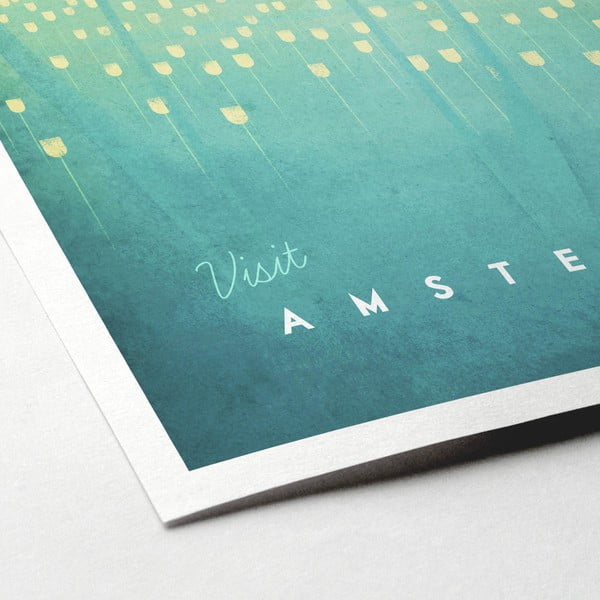 Poster Travelposter Amsterdam, 30 x 40 cm-image-2