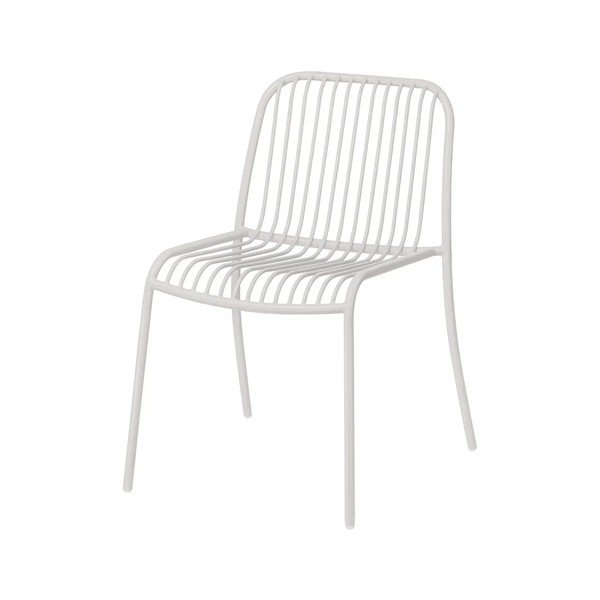 Scaun de grădină gri deschis din metal Yua Wire – Blomus