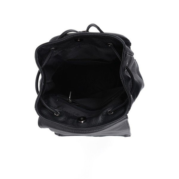 Rucsac din piele Roberta M Marisso, negru-image-1
