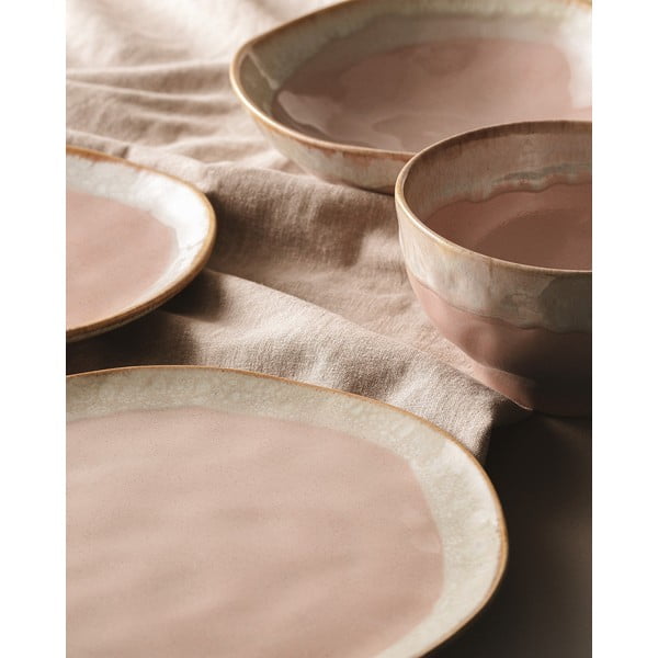 Serviciu de masă 18 buc. din gresie Belford – Hermia-image-3