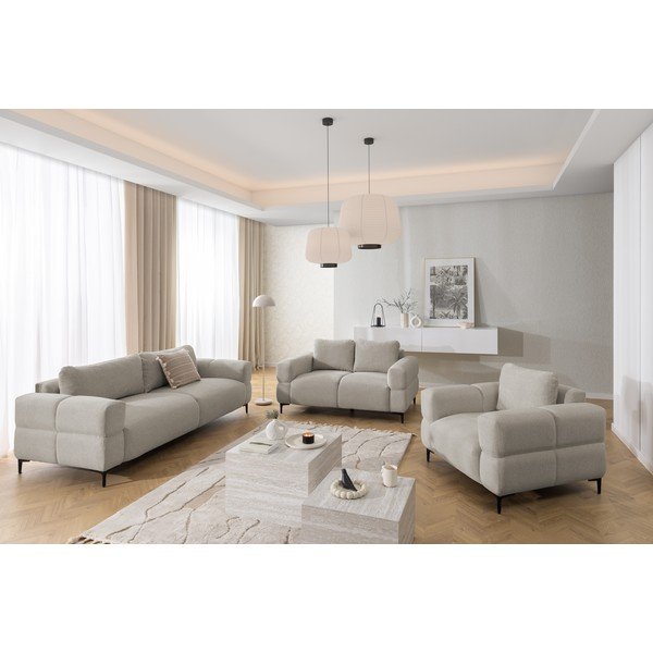 Canapea bej 217 cm Helio – Ropez-image-3