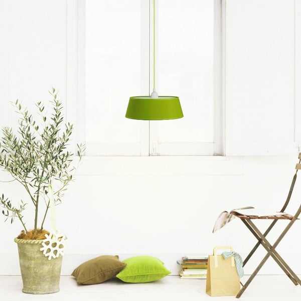 Lampadar TAKO, verde/cablu verde-image-1