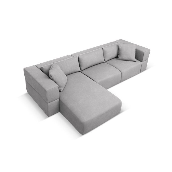 Colțar gri deschis (cu colț pe partea stângă ) Esther – Milo Casa-image-3