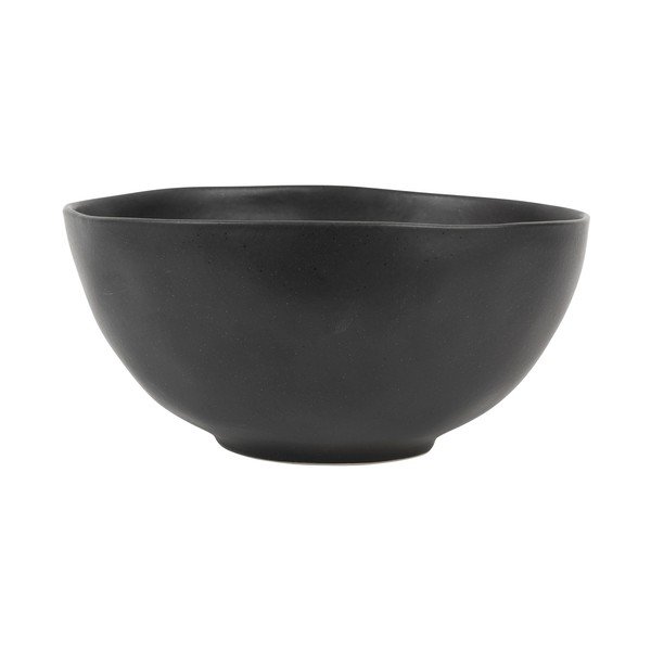Bol negru din gresie ø 26 cm Ingrid – Côté Table