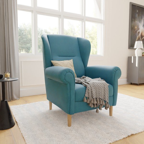 Fotoliu turcoaz wing Swan – Ropez-image-3