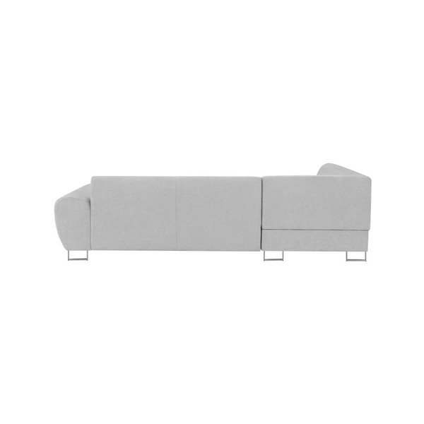 Canapea extensibilă cu spațiu pentru depozitare Kooko Home XL Right Corner Sofa Piano, gri-image-1
