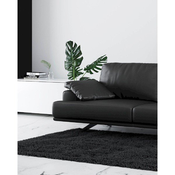 Canapea gri închis cu tapițerie din piele 220 cm Prado – MESONICA-image-4