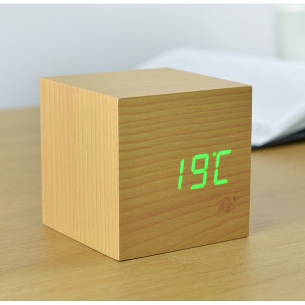 Ceas deșteptător digital Cube Click – Gingko-image-1