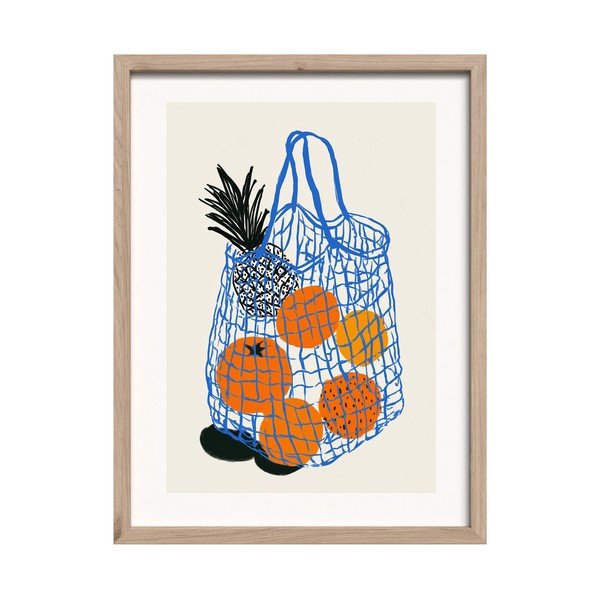 Tablou cu ramă imprimat 30x40 cm Summer Fruit – Styler