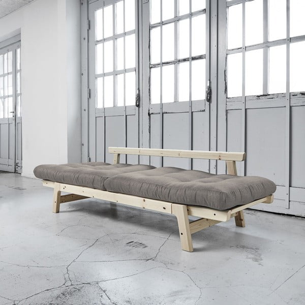 Canapea extensibilă Karup Step Natural/Granite Grey-image-3