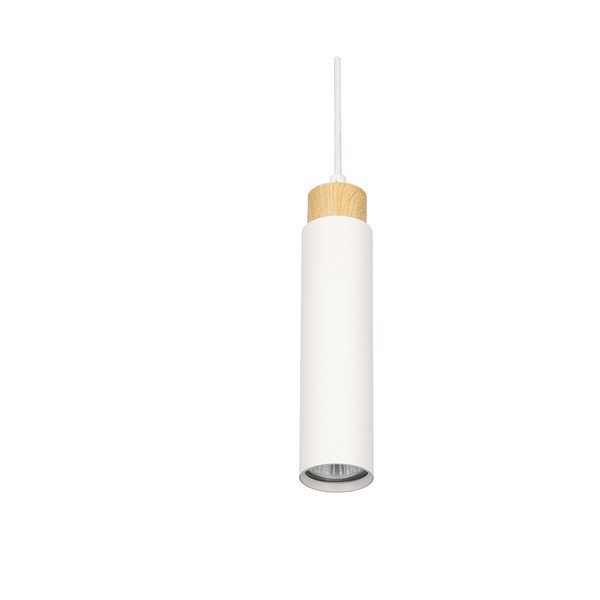 Lustră albă/în culoare naturală cu abajur din metal Claro – Candellux Lighting-image-2