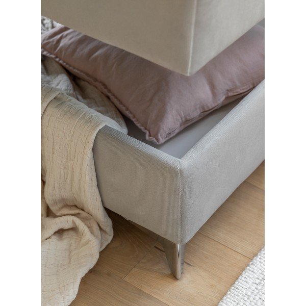 Colțar galben extensibil/cu spațiu de depozitare cu tapițerie din catifea (cu colț pe partea dreaptă/în formă de ”L”) Laurence – ELTAP-image-4