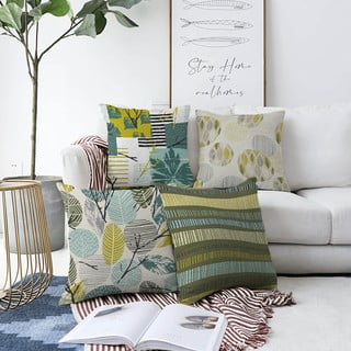 Set 4 fețe de pernă Minimalist Cushion Covers Amoro, 55 x 55 cm
