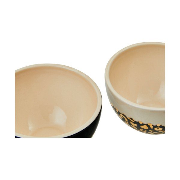 Boluri mici crem-auriu 2 buc. din gresie 180 ml London – Premier Housewares-image-1
