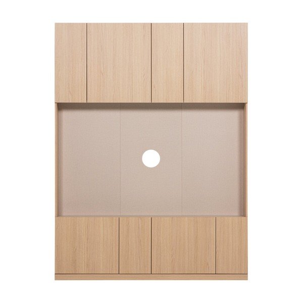 Masă TV modulară în culoare naturală 160x215 cm Build – WOOOD