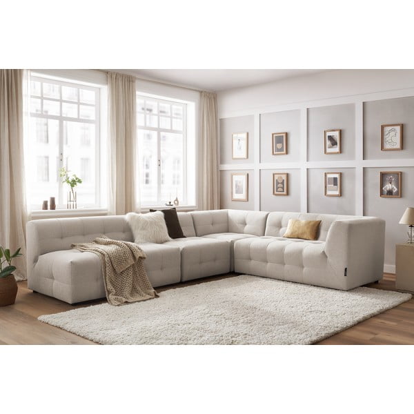 Colțar bej (partea dreaptă) Kleber - Bobochic Paris-image-1