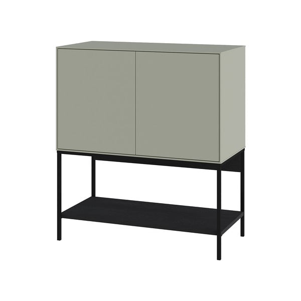 Dulap verde/negru 80x90x40 cm Amira – Marckeric