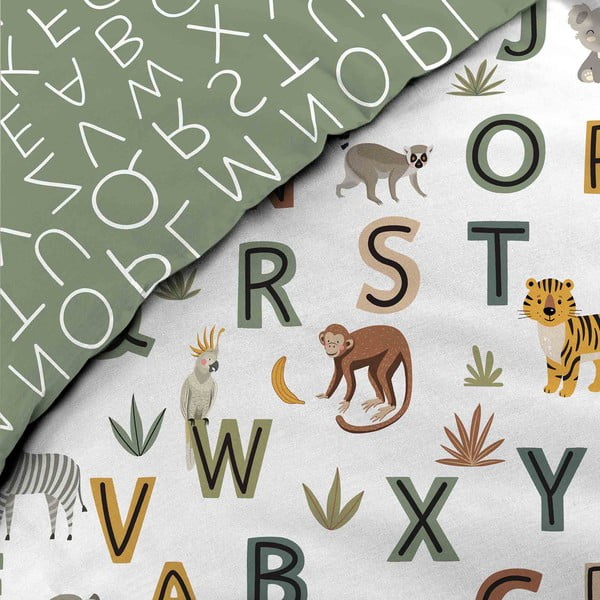 Lenjerie de pat pentru copii din bumbac pentru pat de o persoană 140x200 cm Tigry – douceur d'intérieur-image-2