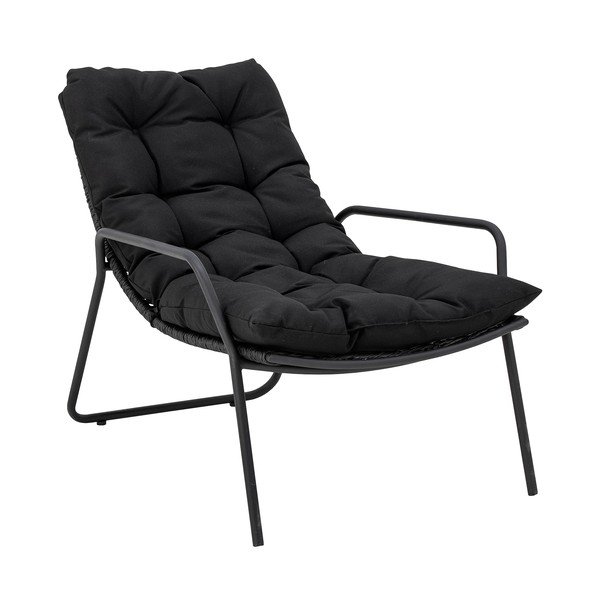 Șezlong de grădină negru Boel - Bloomingville-image-2
