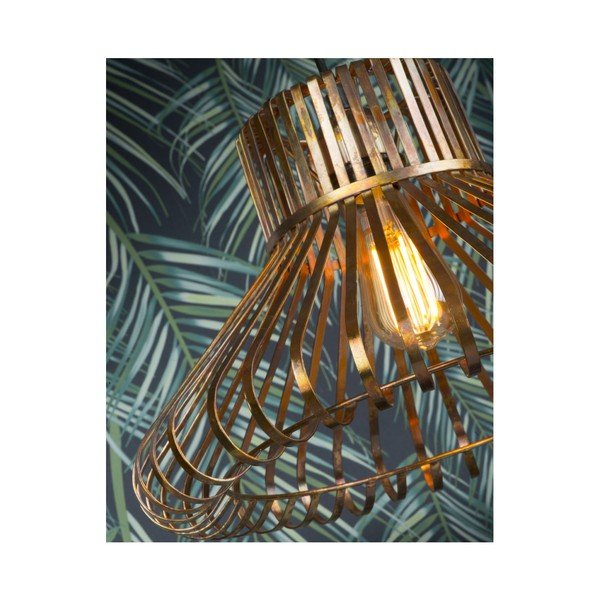 Lustră aurie cu abajur din metal ø 43 cm Meknes – it's about RoMi-image-4