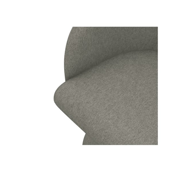 Scaun de sufragerie gri tapițat Kanoa – Makamii-image-4