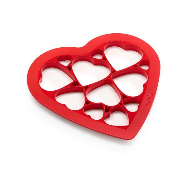 Formă de fursecuri Lékué Hearts, roșu-image-2