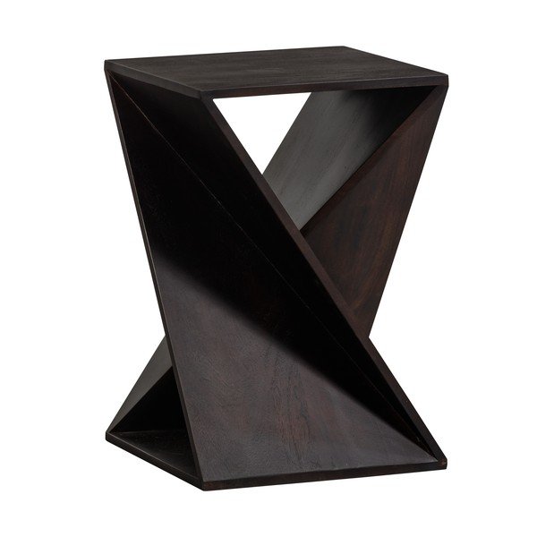 Măsuță auxiliară din lemn de acacia 41x41 cm Ikem – WOOOD