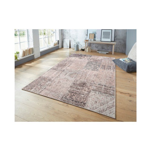 Covor Elle Decoration Pleasure Denain, 200 x 290 cm, roz deschis-image-1