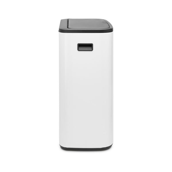Coș de gunoi alb de reciclat/cu senzori de atingere din oțel 60 l Bo Touch Bin – Brabantia-image-2