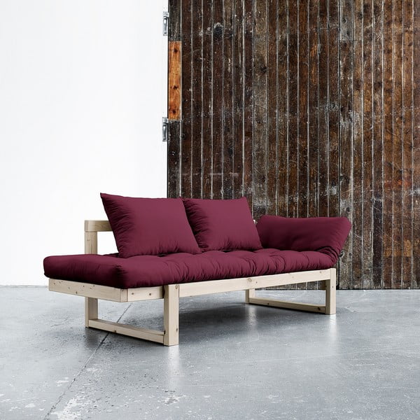 Canapea Karup Edge Natural/Bordeaux-image-1