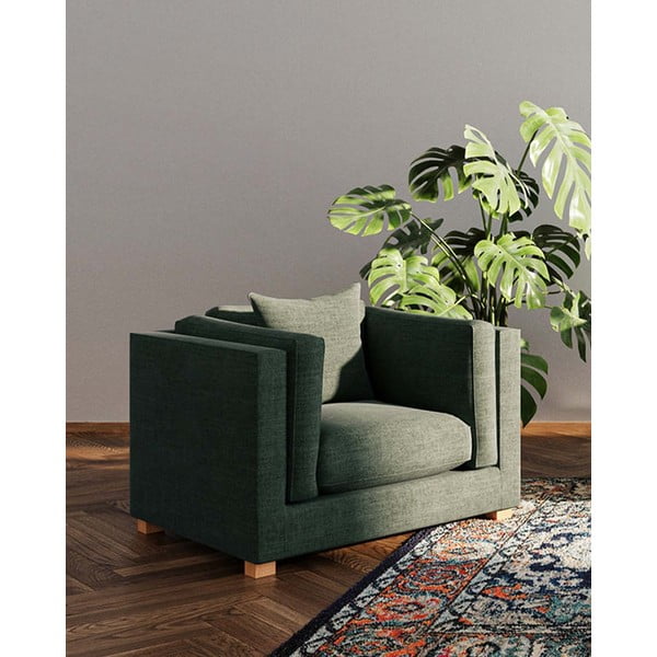 Fotoliu verde de relaxare Pomo – Ame Yens-image-1