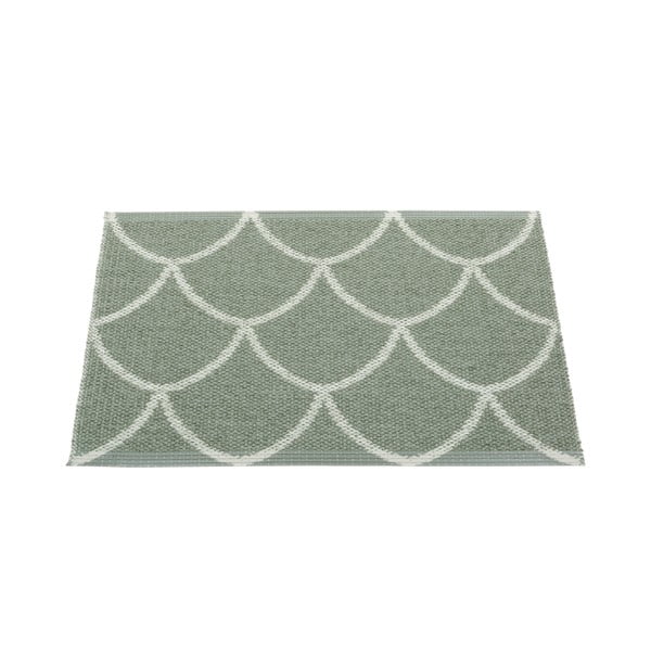 Covor pentru exterior și interior verde 70x50 cm Kotte Army Sage – Pappelina
