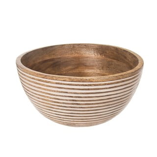 Bol în culoare naturală din lemn ø 24 cm Mango – Orion