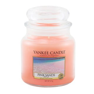 Lumânare parfumată Yankee Candle Pink Sands, timp de ardere 65 h