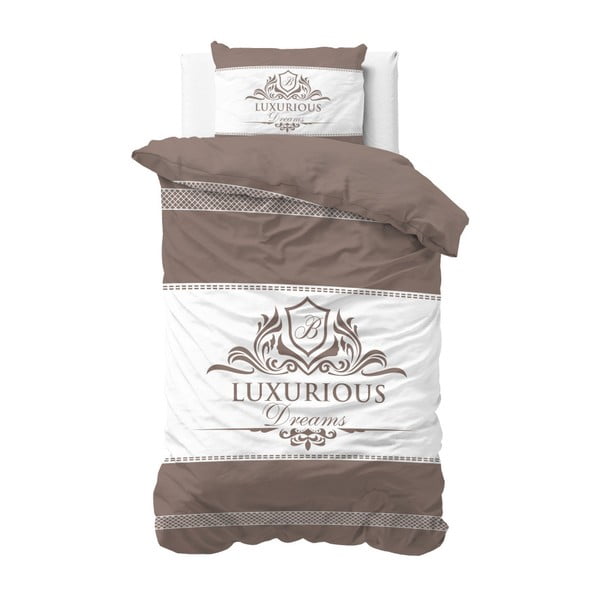 Lenjerie de pat din bumbac Sleeptime Luxurious, 140 x 220 cm