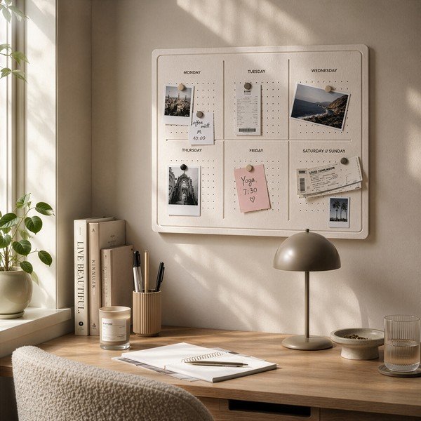 Tablă de scris acustică 60x45 cm Planner S – Styler-image-2