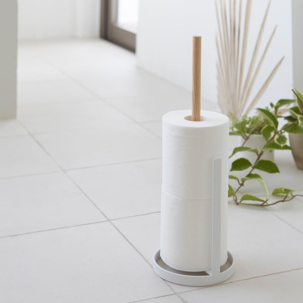 Suport pentru hârtie igienică YAMAZAKI Tosca, alb-image-1