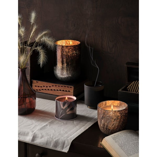 Lumânare parfumată din ceară de soia timp de ardere 50 h Woodfire – ILLUME x Bloomingville-image-1