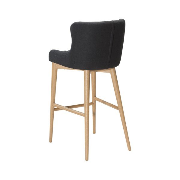 Scaun de bar DAN-FORM Denmark Vetro, negru-image-1