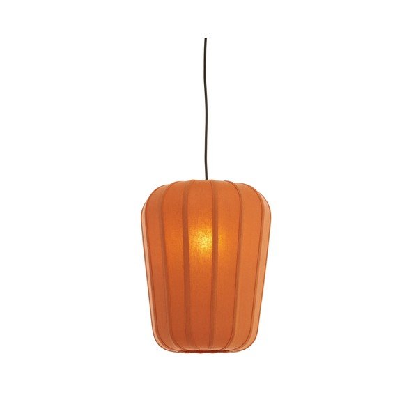Lustră teracotă cu abajur textil ø 10 cm Bibury – Light & Living-image-1