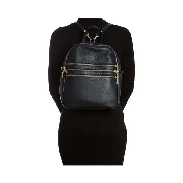 Rucsac din piele Roberta M Dulce, bleumarin-image-1