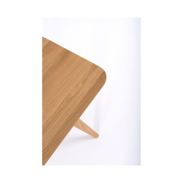 Băncuţă din lemn masiv de stejar Gazzda Stafa, 140 cm L-image-1