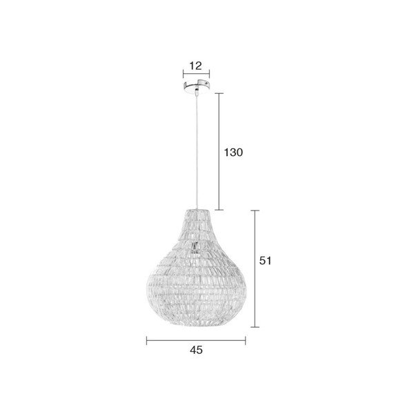 Lustră Zuiver Cable Drop, alb-image-1